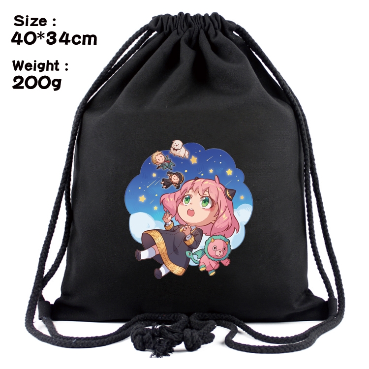 SPY×FAMILY Anime Coloring Book Drawstring Backpack 40X34cm 200g