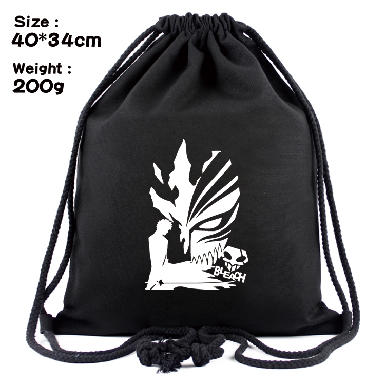 Bleach Anime Coloring Book Drawstring Backpack 40X34cm 200g