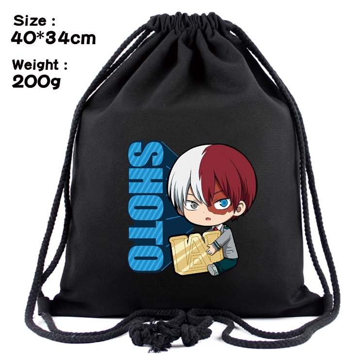 Genshin Impact Anime Coloring Book Drawstring Backpack 40X34cm 200g