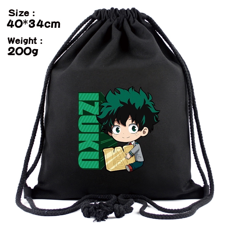 Genshin Impact Anime Coloring Book Drawstring Backpack 40X34cm 200g