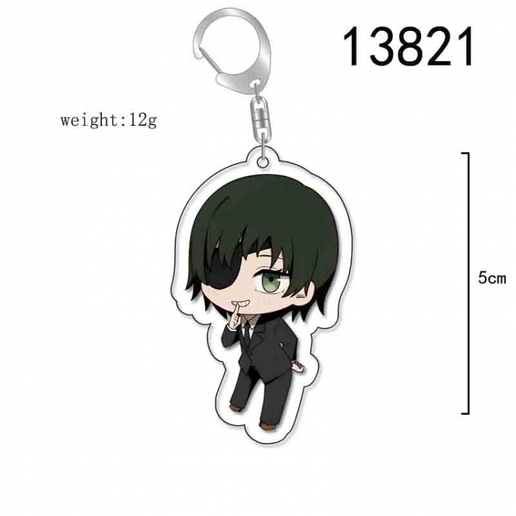 Chainsaw man Anime Acrylic Keychain Charm price for 5 pcs 13821
