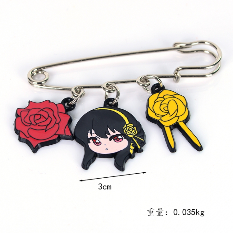 SPY×FAMILY Anime metal brooch bag accessories pants waist clip price for 5 pcs