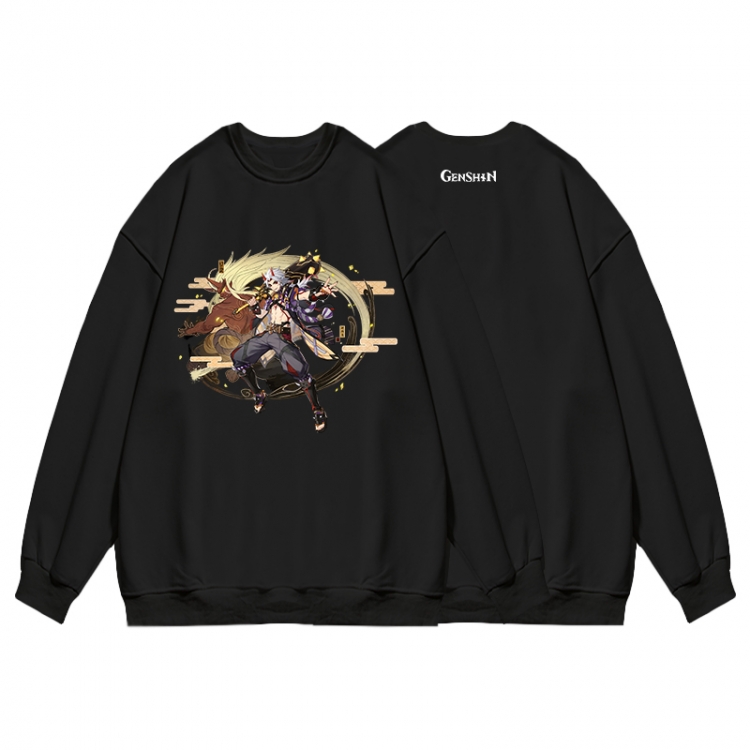 Genshin Impact Anime print fashion casual thick hooded sweater  from S to 3XL