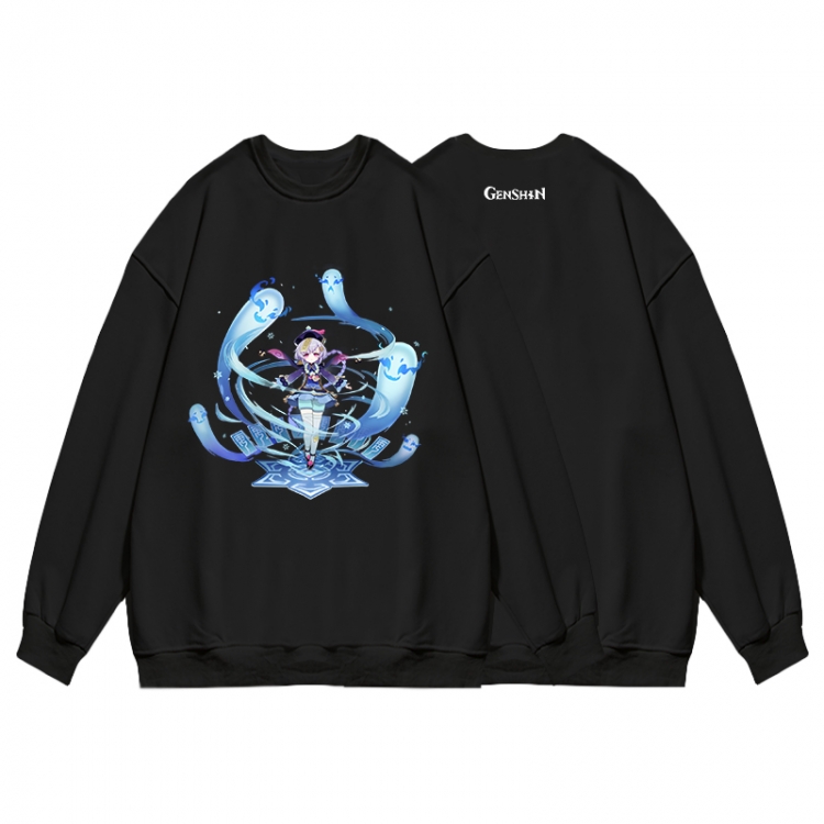 Genshin Impact Anime print fashion casual thick hooded sweater  from S to 3XL