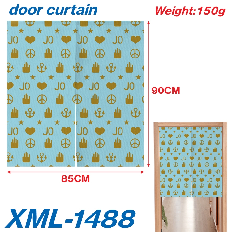 JoJos Bizarre Adventure Animation full-color curtain 85x90cm