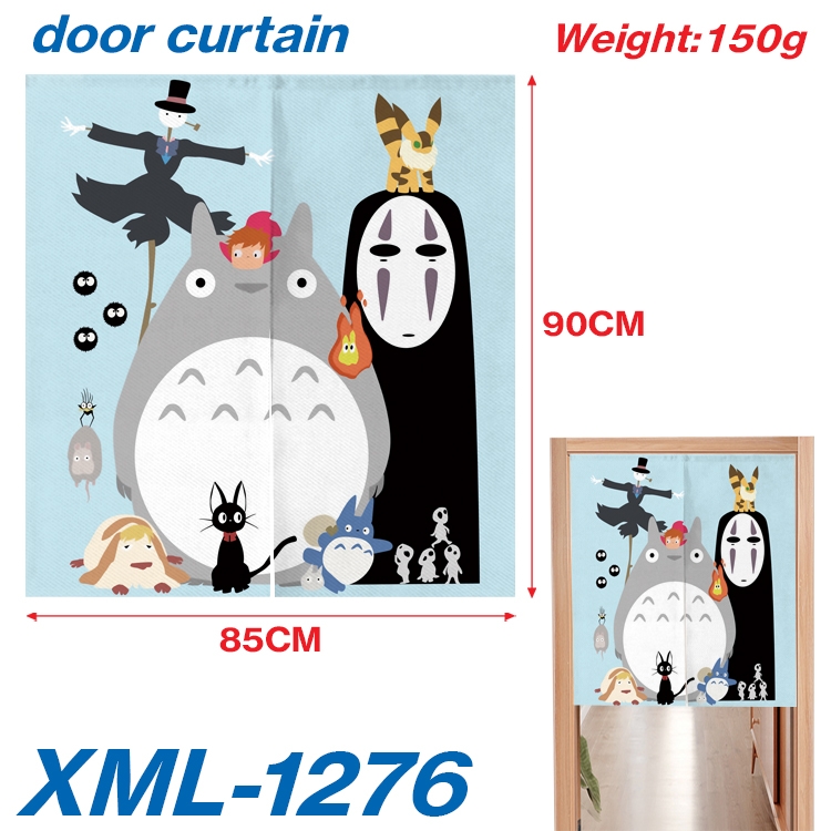 TOTORO Animation full-color curtain 85x90cm XML-1276A