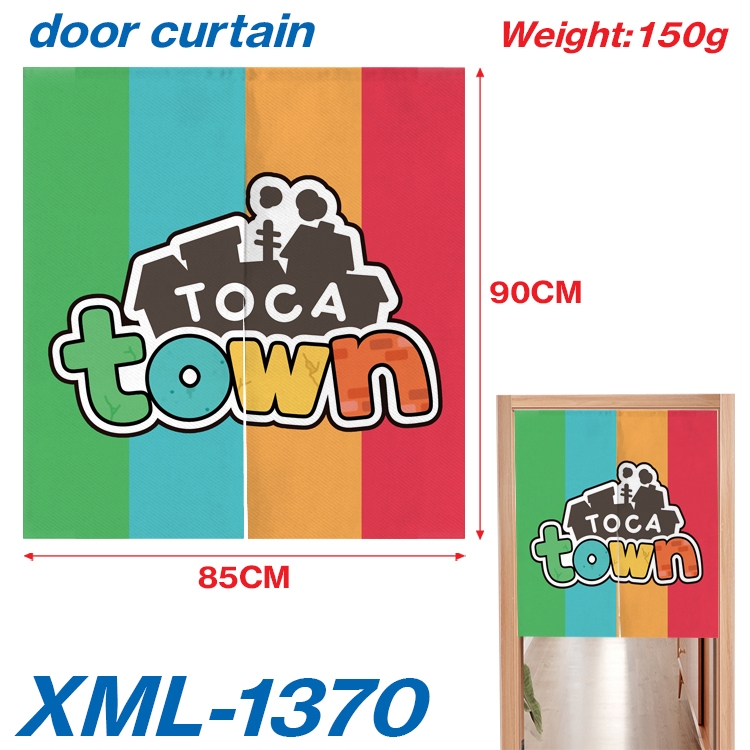 toca life world Animation full-color curtain 85x90cm XML-1370A