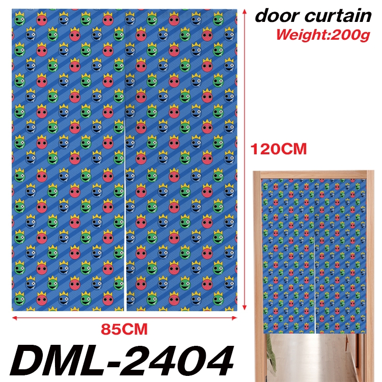 Rainbow friends  Animation full-color curtain 85x120CM  DML-2404