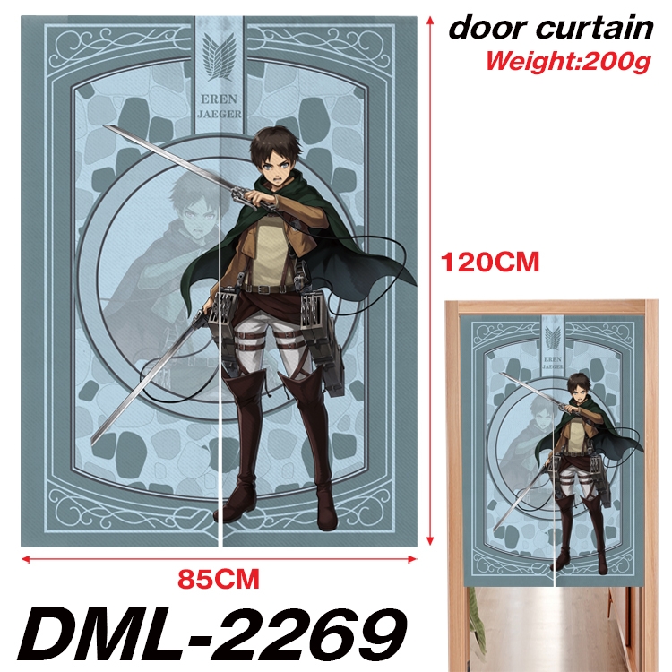 Shingeki no Kyojin Animation full-color curtain 85x120CM DML-2269
