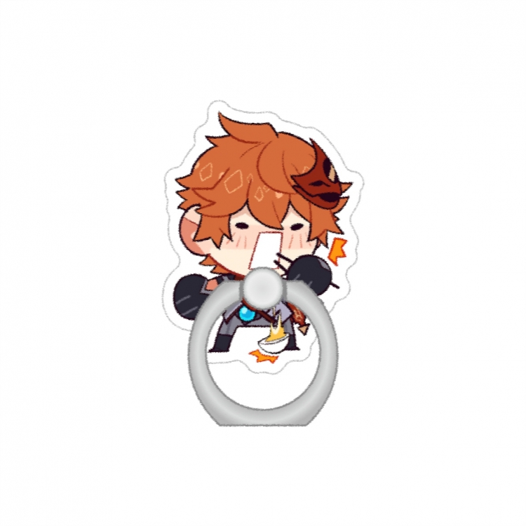 Genshin Impact Anime Peripheral Acrylic Ring Buckle Phone Holder price for 5 pcs