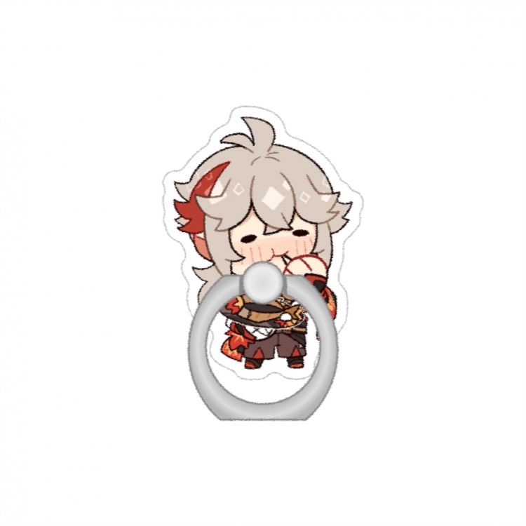 Genshin Impact Anime Peripheral Acrylic Ring Buckle Phone Holder price for 5 pcs