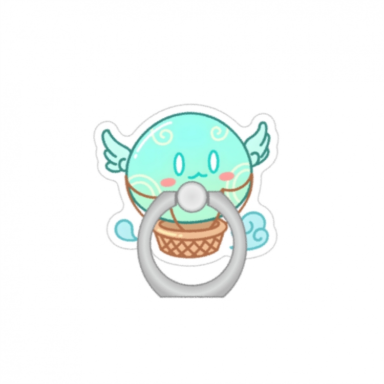 Genshin Impact Anime Peripheral Acrylic Ring Buckle Phone Holder price for 5 pcs