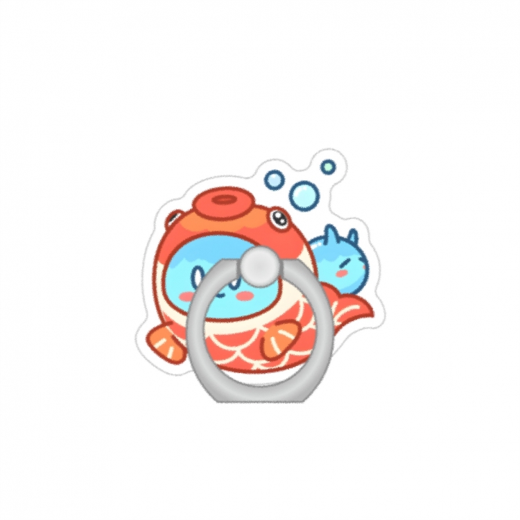 Genshin Impact Anime Peripheral Acrylic Ring Buckle Phone Holder price for 5 pcs