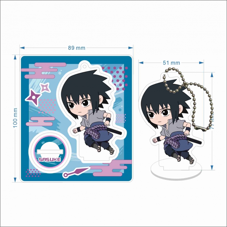 Naruto Anime Anime characters acrylic Standing Plates Keychain 10cm