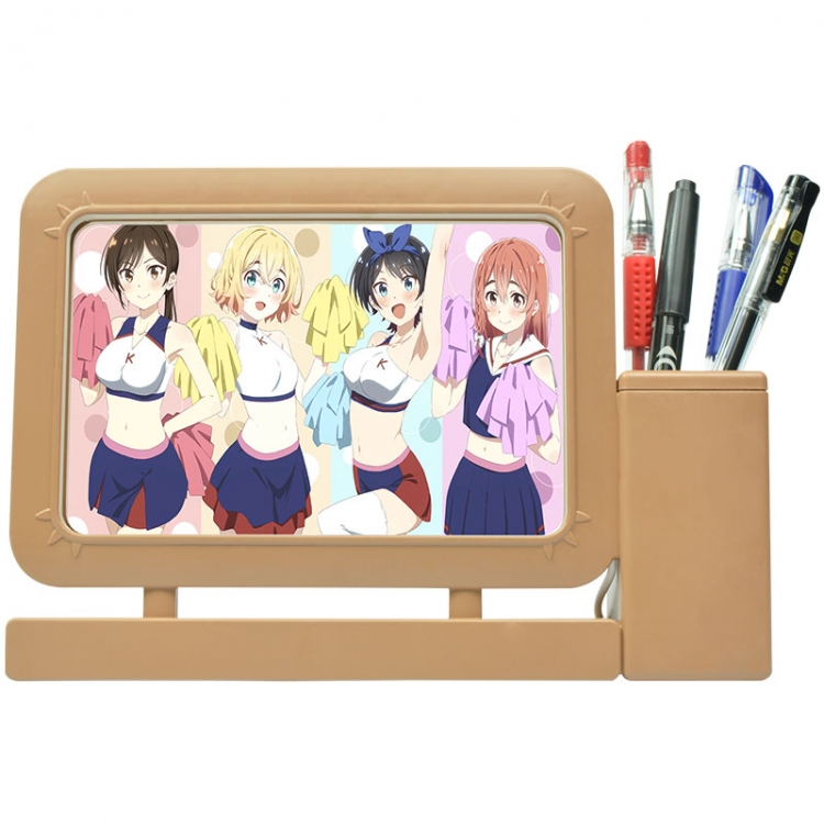 Rent-A-Girlfriend Acrylic Penholder Night Lamp 3mm Film