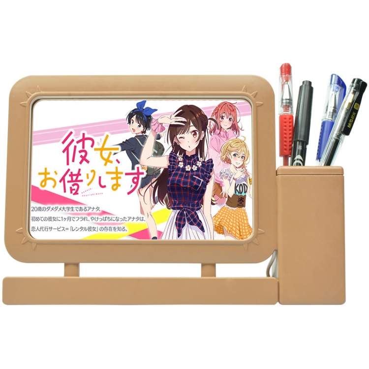 Rent-A-Girlfriend Acrylic Penholder Night Lamp 3mm Film