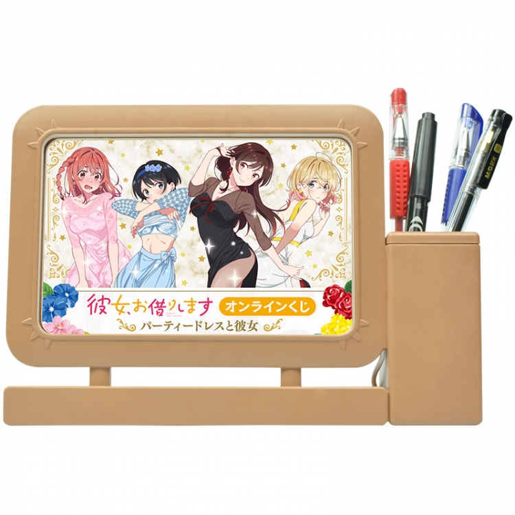 Rent-A-Girlfriend Acrylic Penholder Night Lamp 3mm Film