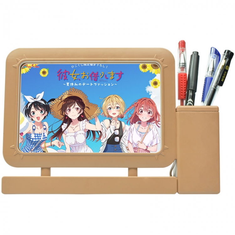 Rent-A-Girlfriend Acrylic Penholder Night Lamp 3mm Film