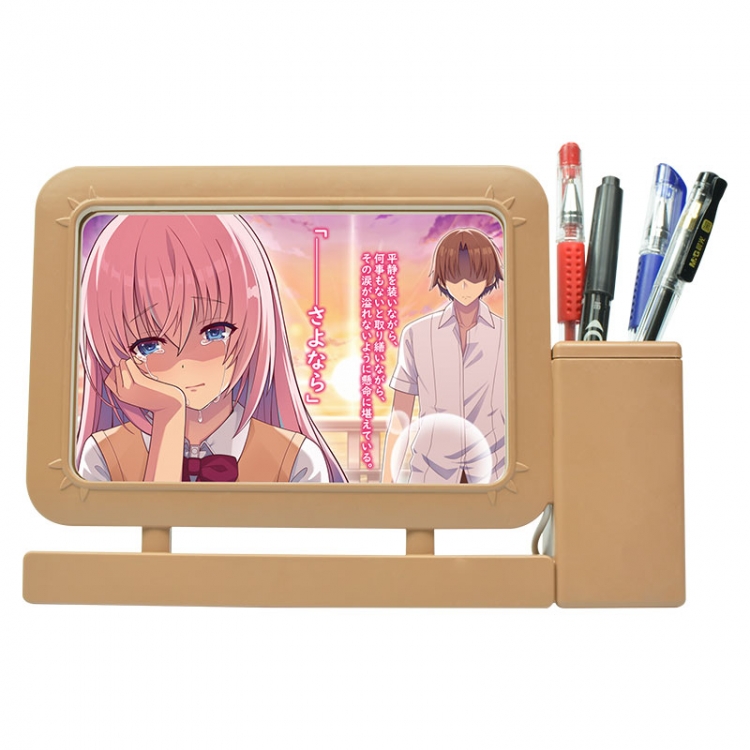 Classroom of the Eli  Anime Acrylic Penholder Night Lamp 3mm Film