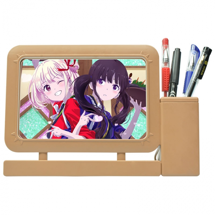Lycoris Recoil Anime Acrylic Penholder Night Lamp 3mm Film
