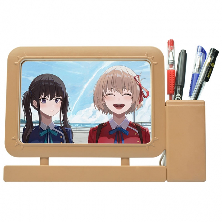 Lycoris Recoil Anime Acrylic Penholder Night Lamp 3mm Film