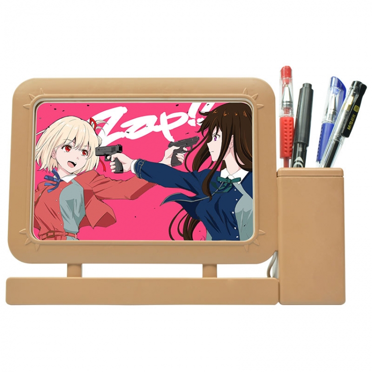 Lycoris Recoil Anime Acrylic Penholder Night Lamp 3mm Film