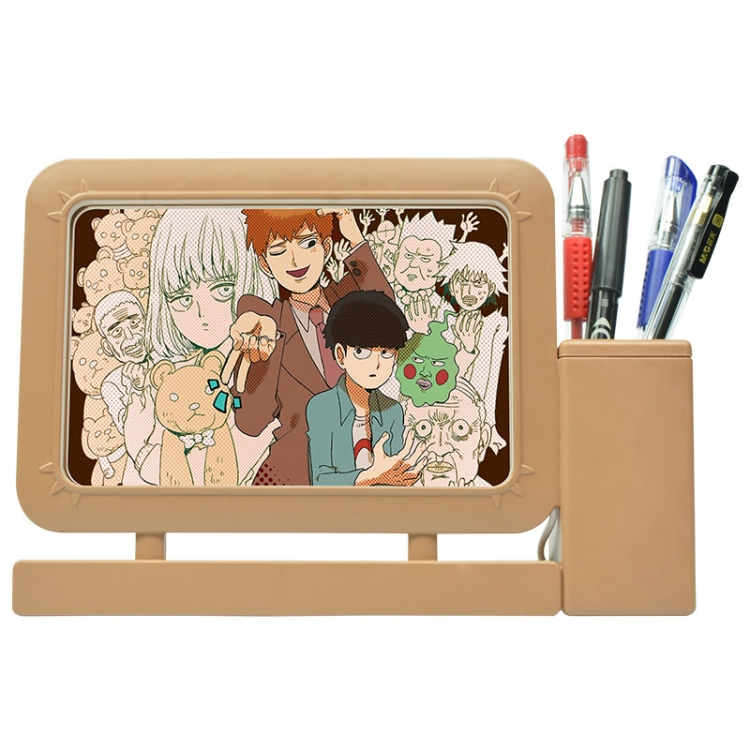 Mob Psycho 100 Anime Acrylic Penholder Night Lamp 3mm Film
