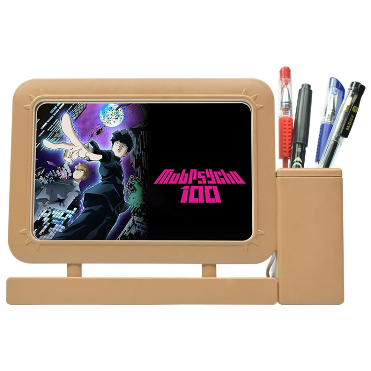 Mob Psycho 100 Anime Acrylic Penholder Night Lamp 3mm Film