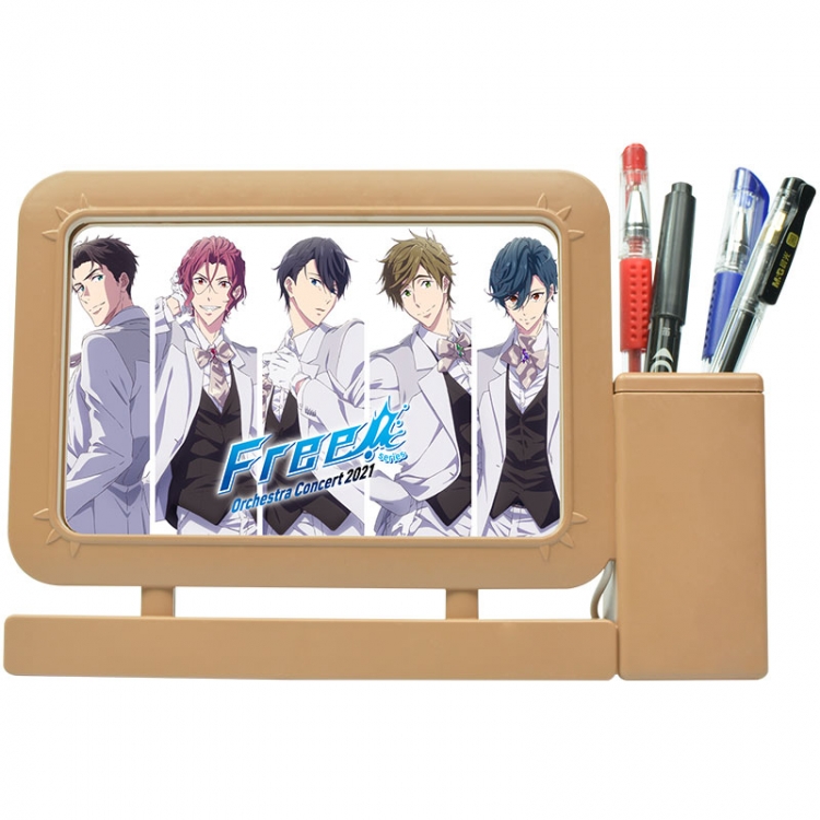 Free!. Anime Acrylic Penholder Night Lamp 3mm Film