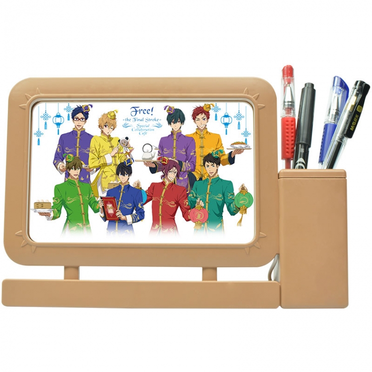 Free!. Anime Acrylic Penholder Night Lamp 3mm Film