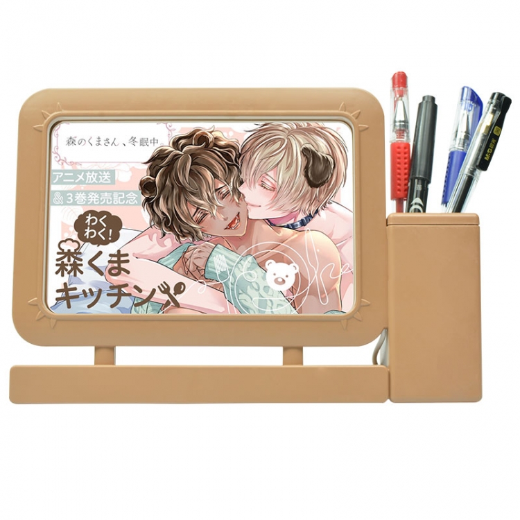 senlinlidexiongxianshengdongmianzhong Anime Acrylic Penholder Night Lamp 3mm Film