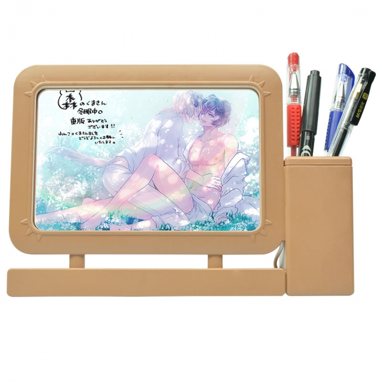 senlinlidexiongxianshengdongmianzhong Anime Acrylic Penholder Night Lamp 3mm Film