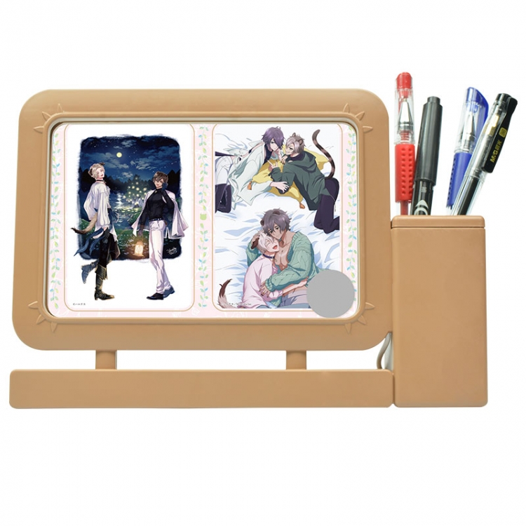 senlinlidexiongxianshengdongmianzhong Anime Acrylic Penholder Night Lamp 3mm Film