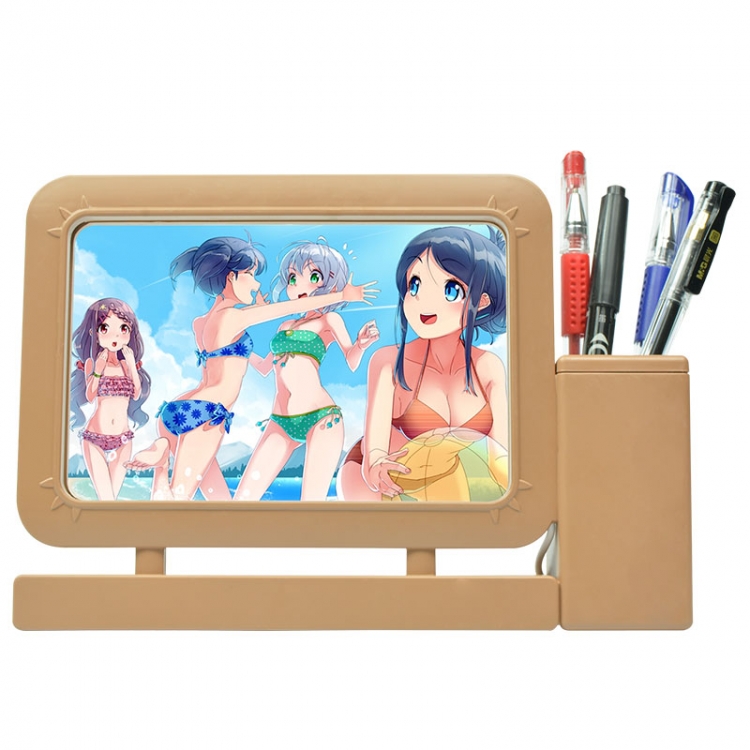Encouragement of Climb Anime Acrylic Penholder Night Lamp 3mm Film