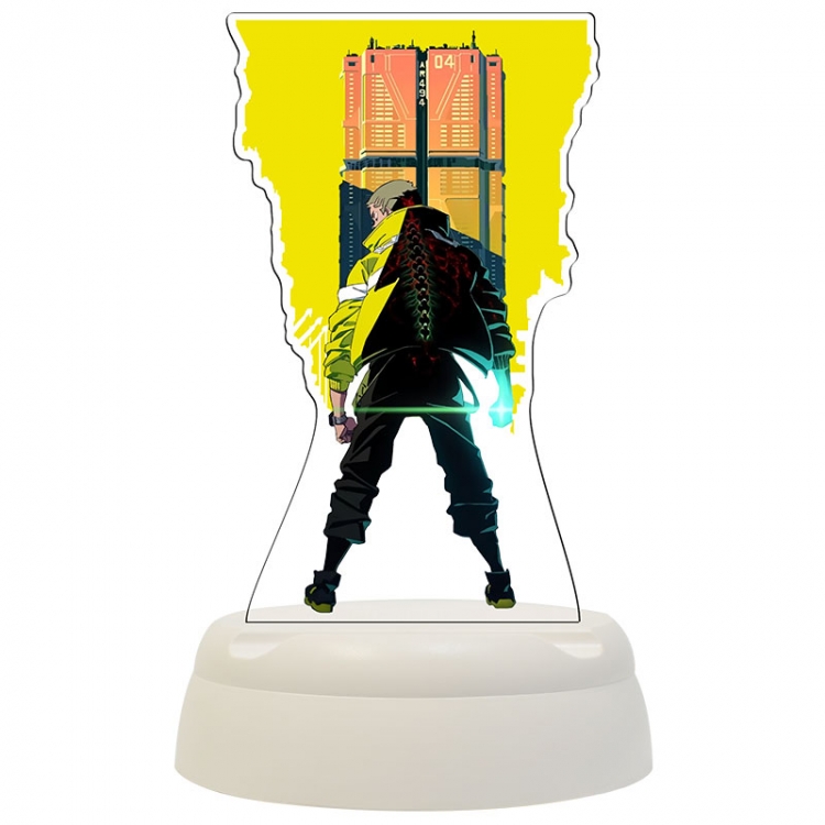 Cyberpunk Edgerunners Anime Acrylic 3D night light Bluetooth speaker 124x124x193mm