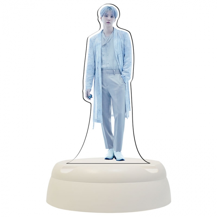 BTS Star Acrylic 3D night light Bluetooth speaker 124x124x193mm