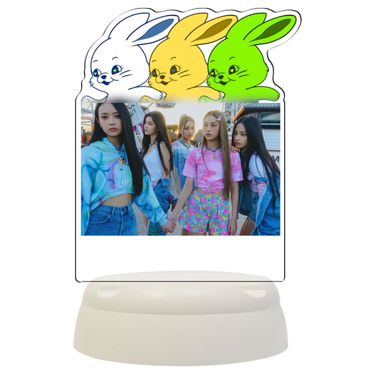 NewJeans Star Acrylic 3D night light Bluetooth speaker 124x124x193mm