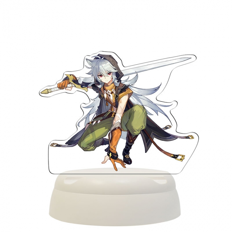 Genshin Impact Razor Acrylic 3D night light Bluetooth speaker around the game 124x124x193mm