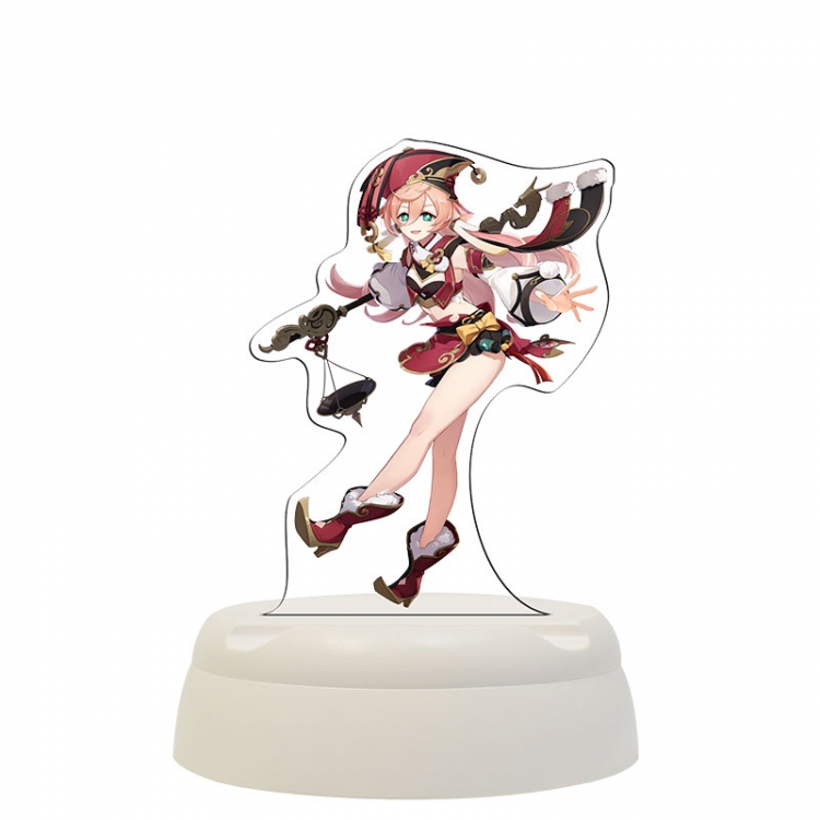 Genshin Impact YanFe Acrylic 3D night light Bluetooth speaker around the game 124x124x193mm