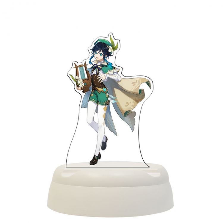 Genshin Impact Venti Acrylic 3D night light Bluetooth speaker around the game 124x124x193mm