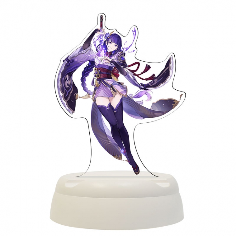 Genshin Impact Acrylic 3D night light Bluetooth speaker around the game 124x124x193mm