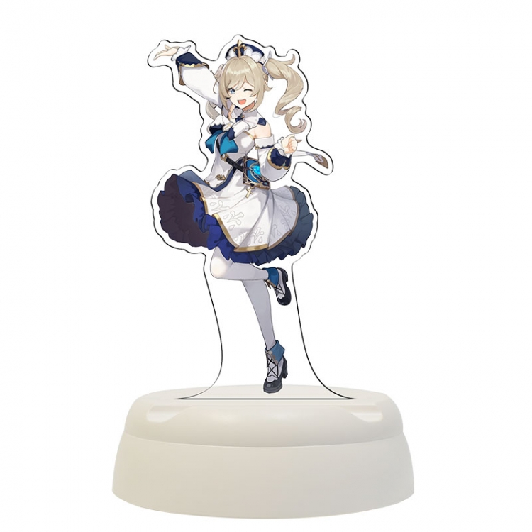 Genshin Impact Barbara Acrylic 3D night light Bluetooth speaker around the game 124x124x193mm