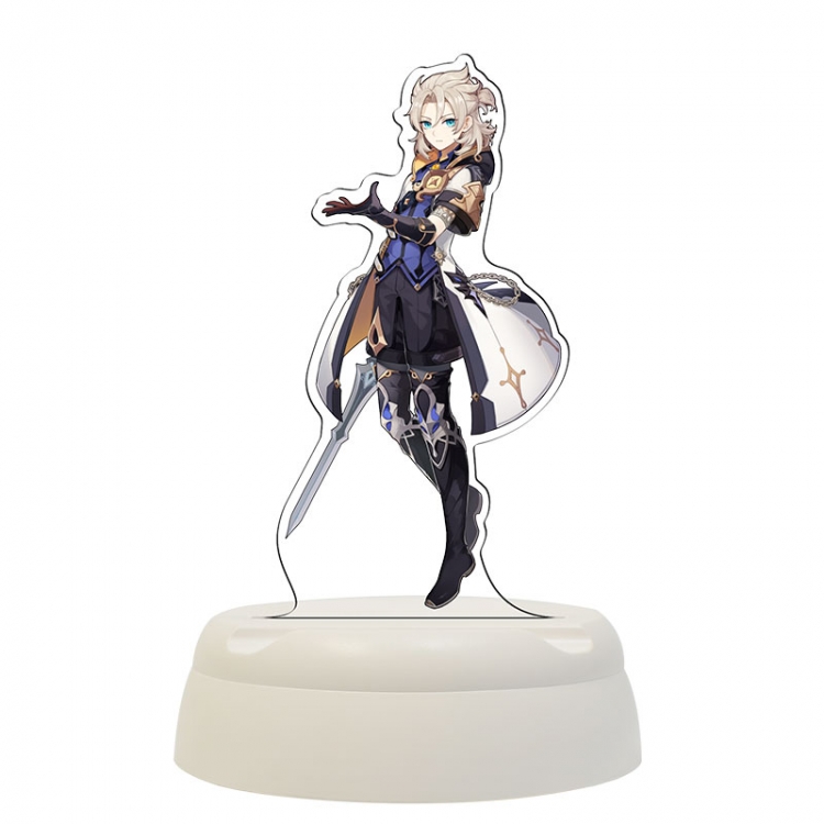 Genshin Impact Albedo Acrylic 3D night light Bluetooth speaker around the game 124x124x193mm