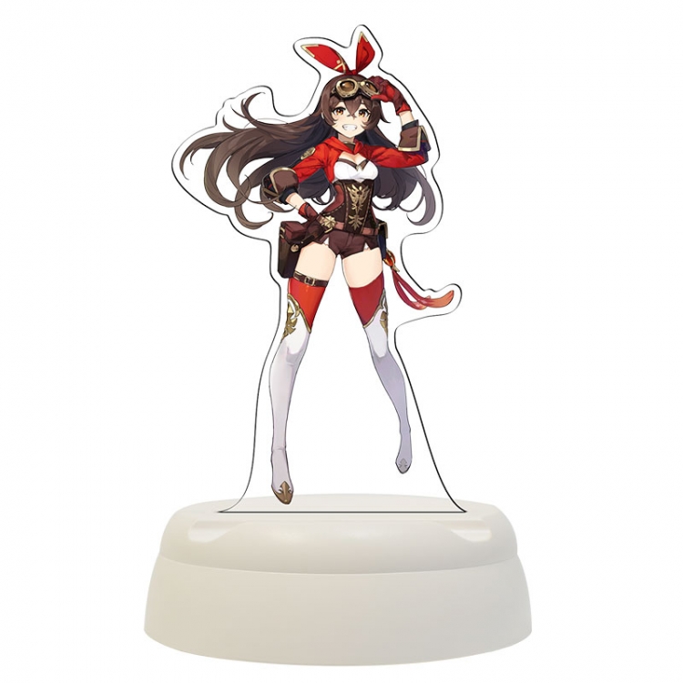 Genshin Impact Amber Acrylic 3D night light Bluetooth speaker around the game 124x124x193mm