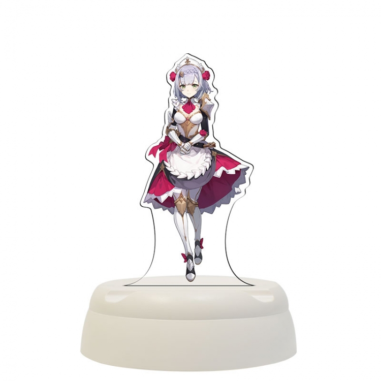 Genshin Impact  Noelle Acrylic 3D night light Bluetooth speaker around the game 124x124x193mm