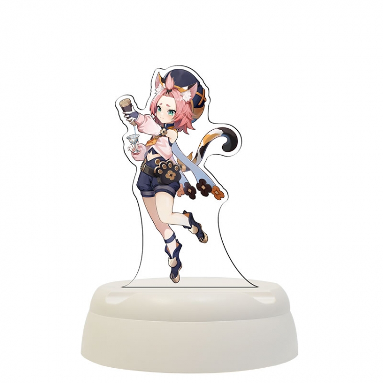 Genshin Impact Diona Acrylic 3D night light Bluetooth speaker around the game 124x124x193mm