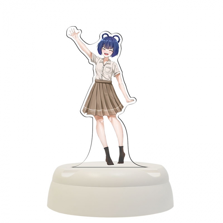 Genshin Impact  Acrylic 3D night light Bluetooth speaker around the game 124x124x193mm