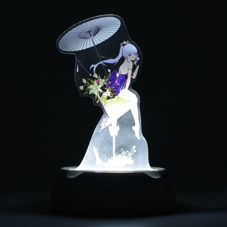 Genshin Impact  Acrylic 3D night light Bluetooth speaker around the game 124x124x193mm