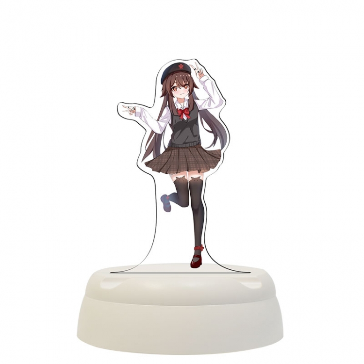 Genshin Impact  Acrylic 3D night light Bluetooth speaker around the game 124x124x193mm