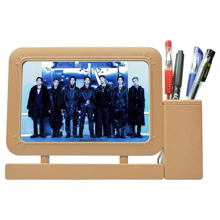 BTS Star Acrylic Penholder Night Light Mobile Phone Holder 3mm Lamp